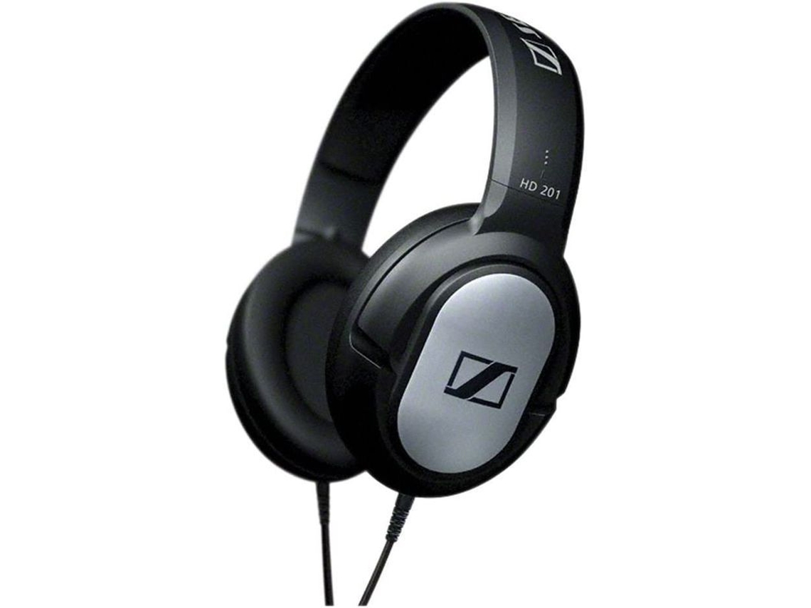 Fone de Ouvido Sennheiser HD 201 Fechado Over Ear para Estúdio, Performance Ao Vivo e DJs YURU