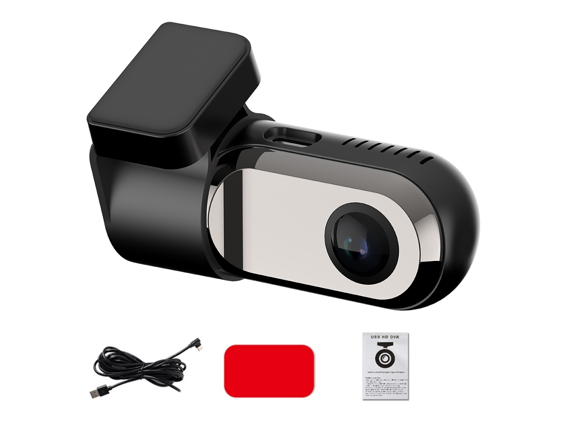 Car Dash Camera Dvr 360 Rotation Adas Night Vision 140° Wide Angle