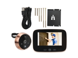 Campainha De Vídeo Inteligente Sem Fio (tela De Alta Definição De 4,3 Polegadas, Detecção De Movimento De 1mp)