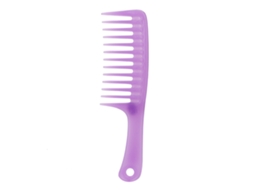Pente De Massagem De Cabelo Com Dentes Em Linha Única E Cabo Ferramenta De Beleza Para Cabelo Seco Úmido Cacheado Roxo