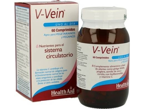 Suplemento Alimentar HEALTH AID V-Vein Healthy Circulation (60 comprimidos)