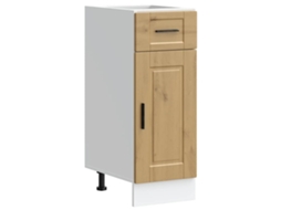 Kitchen Base Cabinet, Kitchen Base Cabinets Vidaxl Marrom Madeira Processada (n/a)
