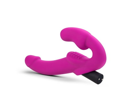 Arnês Sem Alças Temptasia Com Vibrador Estella Rosa TEMPTASIA