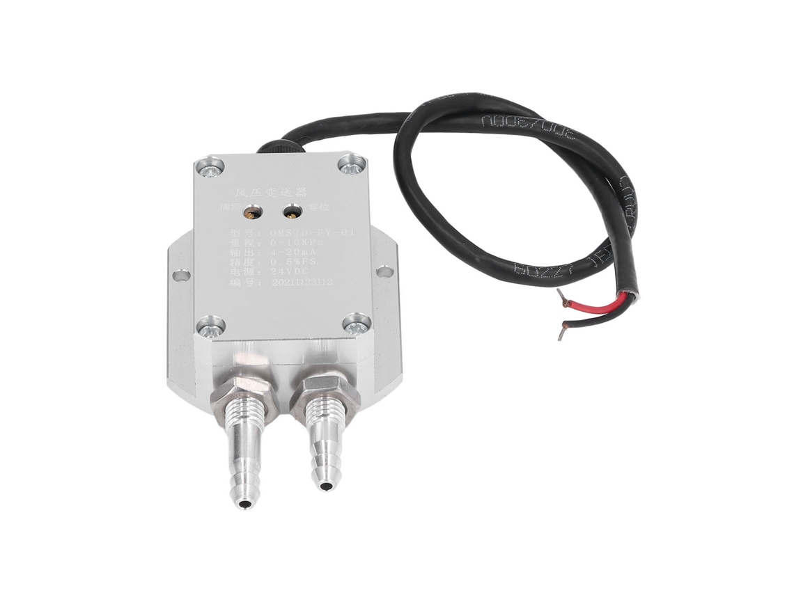 Hkj transmissor de Pressão do Vento Sensor Transdutor 0 10kpa 4 20ma 24v Cc para Equipamentos Máquina