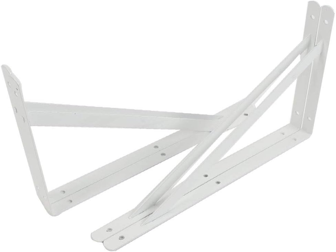 Novo Lon0167 4 Peças Em Destaque, Branco, 90 Graus, Confiável, Suportes De Prateleira Parede Loja, 30cm X 19cm Id