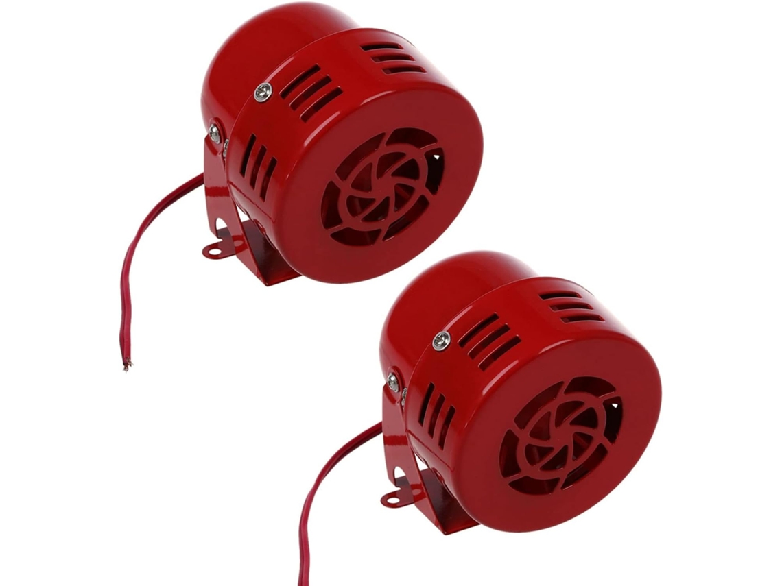 2x 12v Sirene Aérea Automotiva Buzina Carro Caminhão Vintage Motor Isqueiro De Emergência Eua