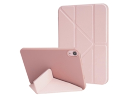 Capa Para Ipad Air 11 Em Couro Pu Silicone Com Suporte Origami Multicolorido Ouro Rosa Tuotuo (2024)