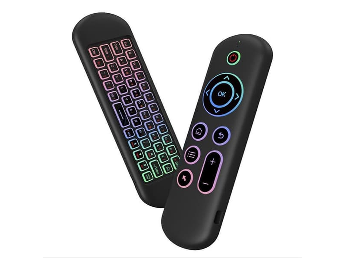Teclado Bluetooth Sem Fio Retroiluminado Compatível Com Android Tv