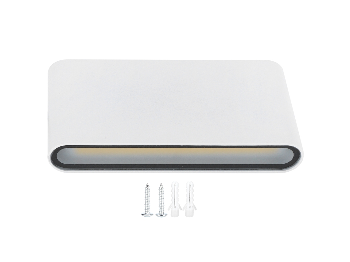 Lâmpada de Parede Led Cob 12w Alumínio Ip65 para Jardim