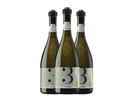 Espumante PRAPIAN Presa Nº 3 Spago Frizzante Glera Asolo Prosecco (0.75 L - 3 Unidades)