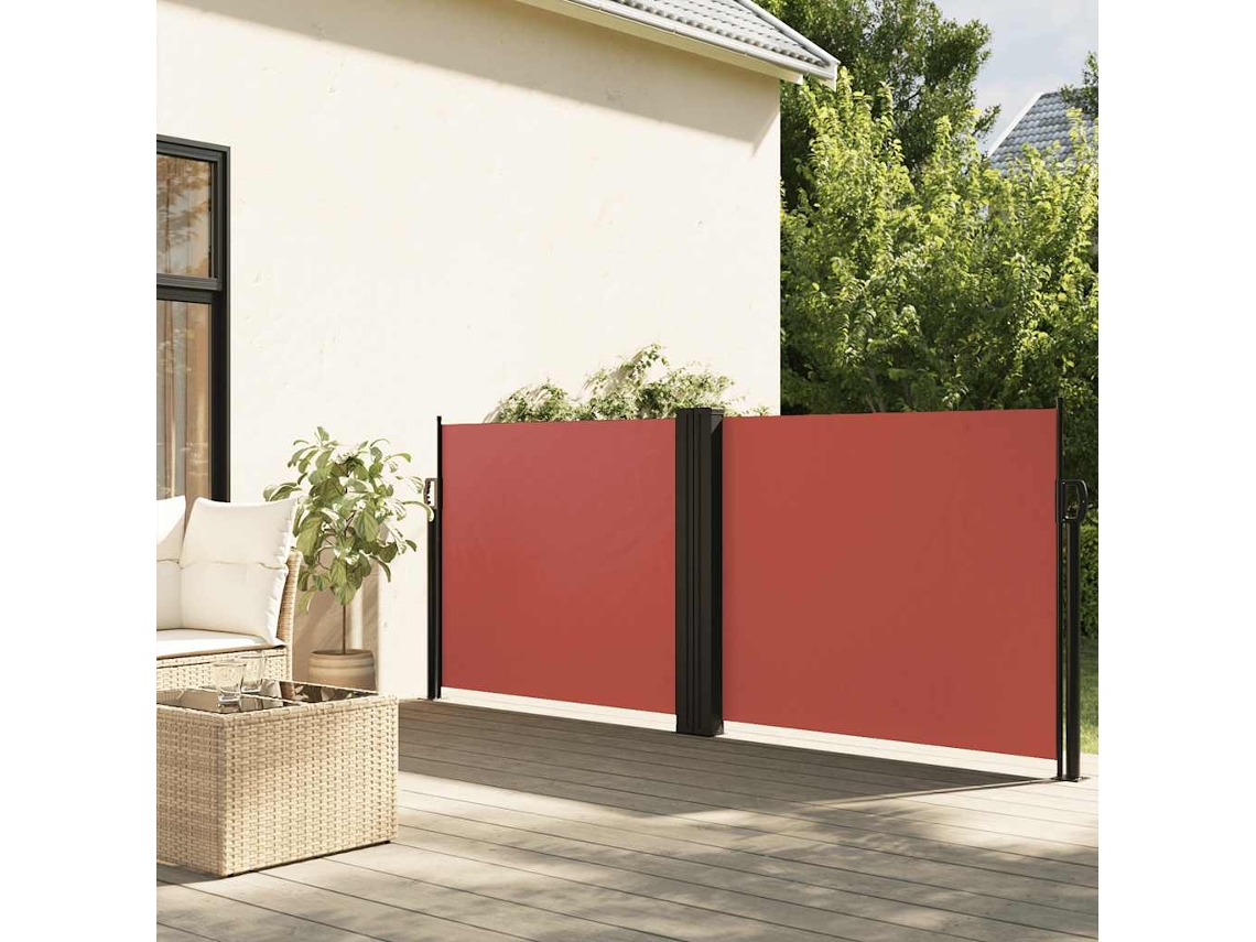 Vidaxl Toldo Lateral Retrátil 100x600 Cm Terracotta