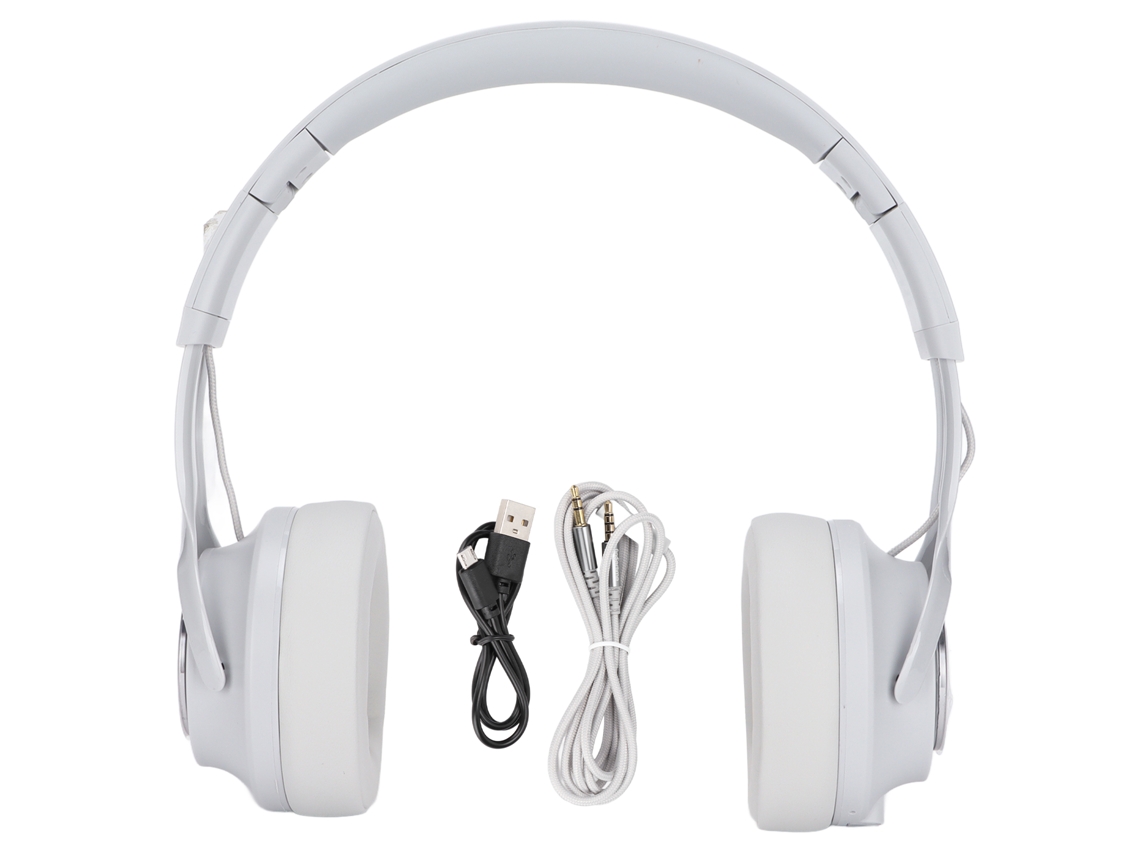 Fone infantil Fingertime P1 para música, filmes, esportes, cinza CHABERLU