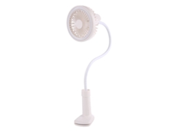 Laxiscreed Ventilador De Clip Multifuncional Com Luz Led Recarregável Por Usb Para Casa E Escritório