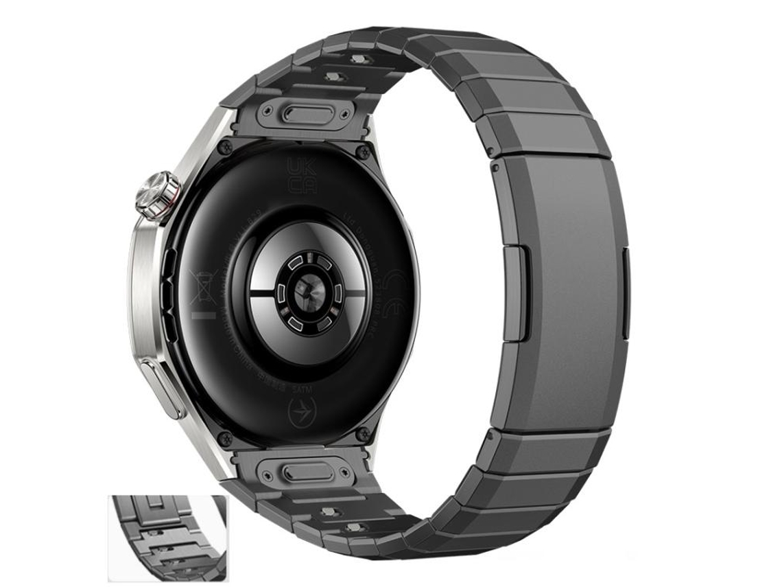 Bracelete para Huawei Watch Gt 5 Pro Liga de Titânio Deslizamento Lateral Liberação Rápida Cinza XIAOMOYU