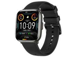 Relógio inteligente feminino Bestvite com Bluetooth, pressão arterial, frequência cardíaca, oxigênio no sangue, monitor de sono e pedômetro esportivo, preto