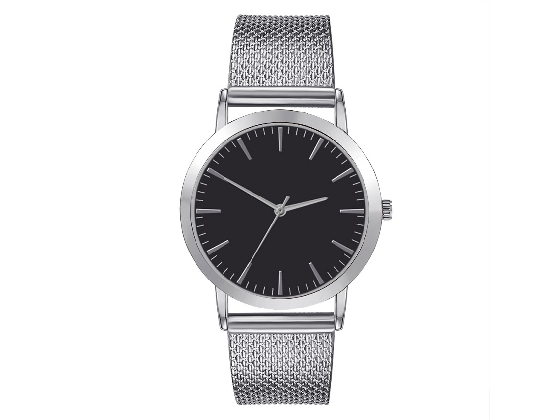 Reloj De Cuarzo Para Hombre Con Correa De Malla Moda Casual Negocio Regalo Zlf0708-f