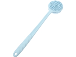 Escova Esfoliante Corporal Ergonômica De Silicone Healifty, Escova De Banho Com Cabo Longo Para Limpeza Das Costas
