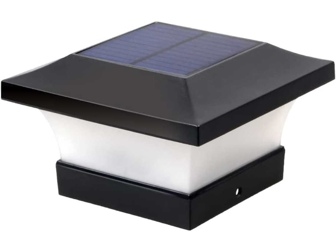 Luminária Solar Externa Para Jardim, Luminária De Parede Para Pátio, Poste De Luz Solar Externa Com Luz Quente, Lâmpadas Solares