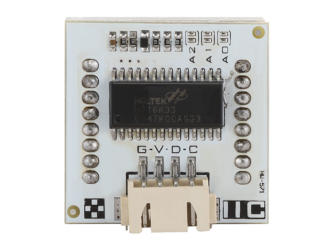 Módulo de Matriz de Pontos I2c Hw 572 8x8 com Sinal Digital e Terminal Xh2.54x4 para Leds CHABERLU