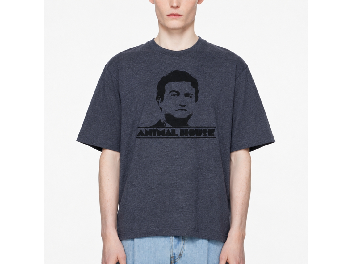 Rockinstone Animal House Movie Sunburst Heather Navy Adult T-shirt Size:xxl