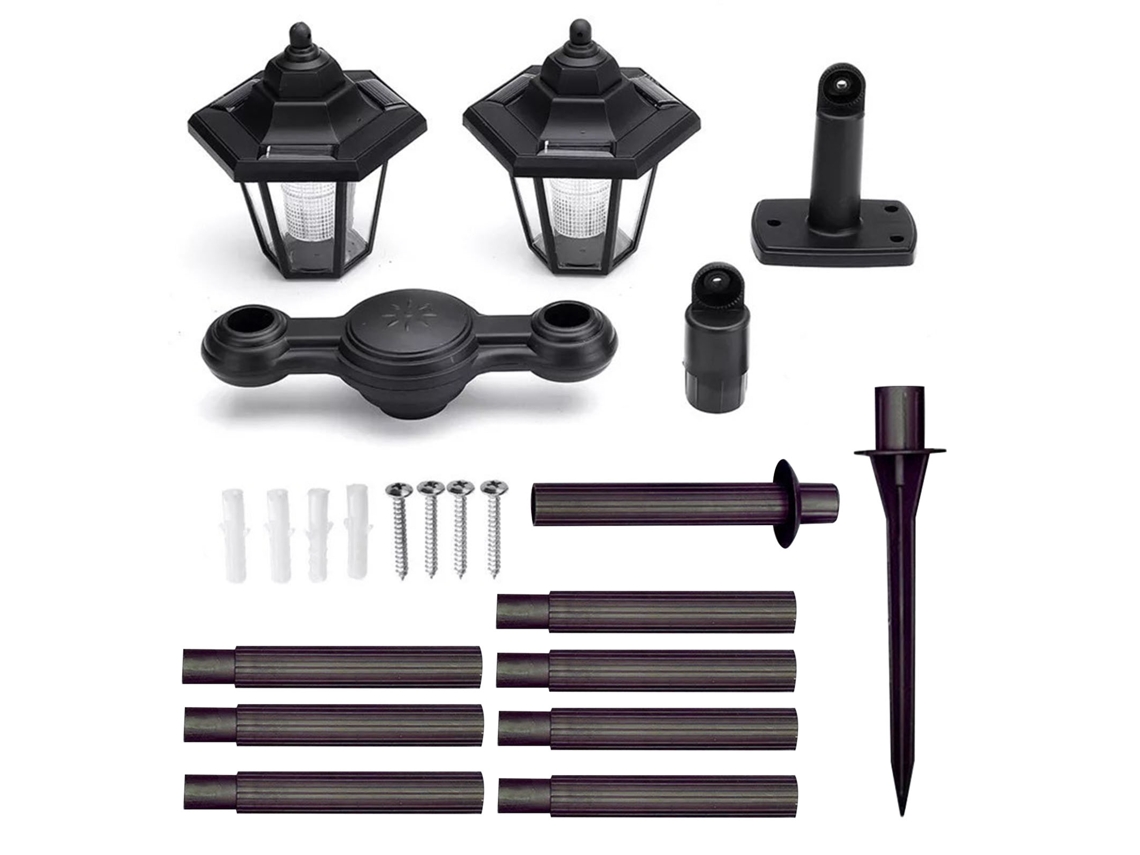 Luminária Solar de Solo em Formato de Coração com Iluminação Led AQUAFORGE