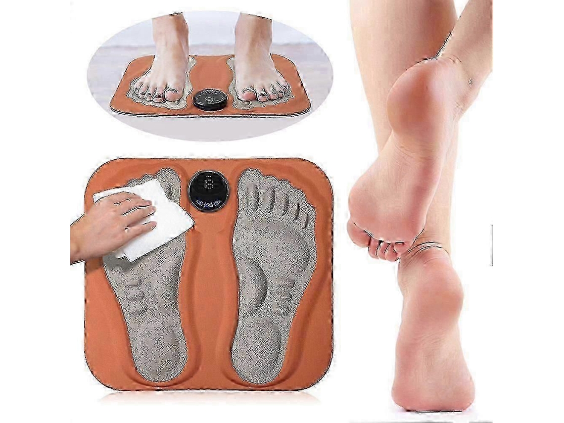 Massageador De Pés Hermhoffer Pro, Orthoback Renerv 3d Regenerative Ems Treatment, 15 Níveis Intensidade E 6 Modo S.