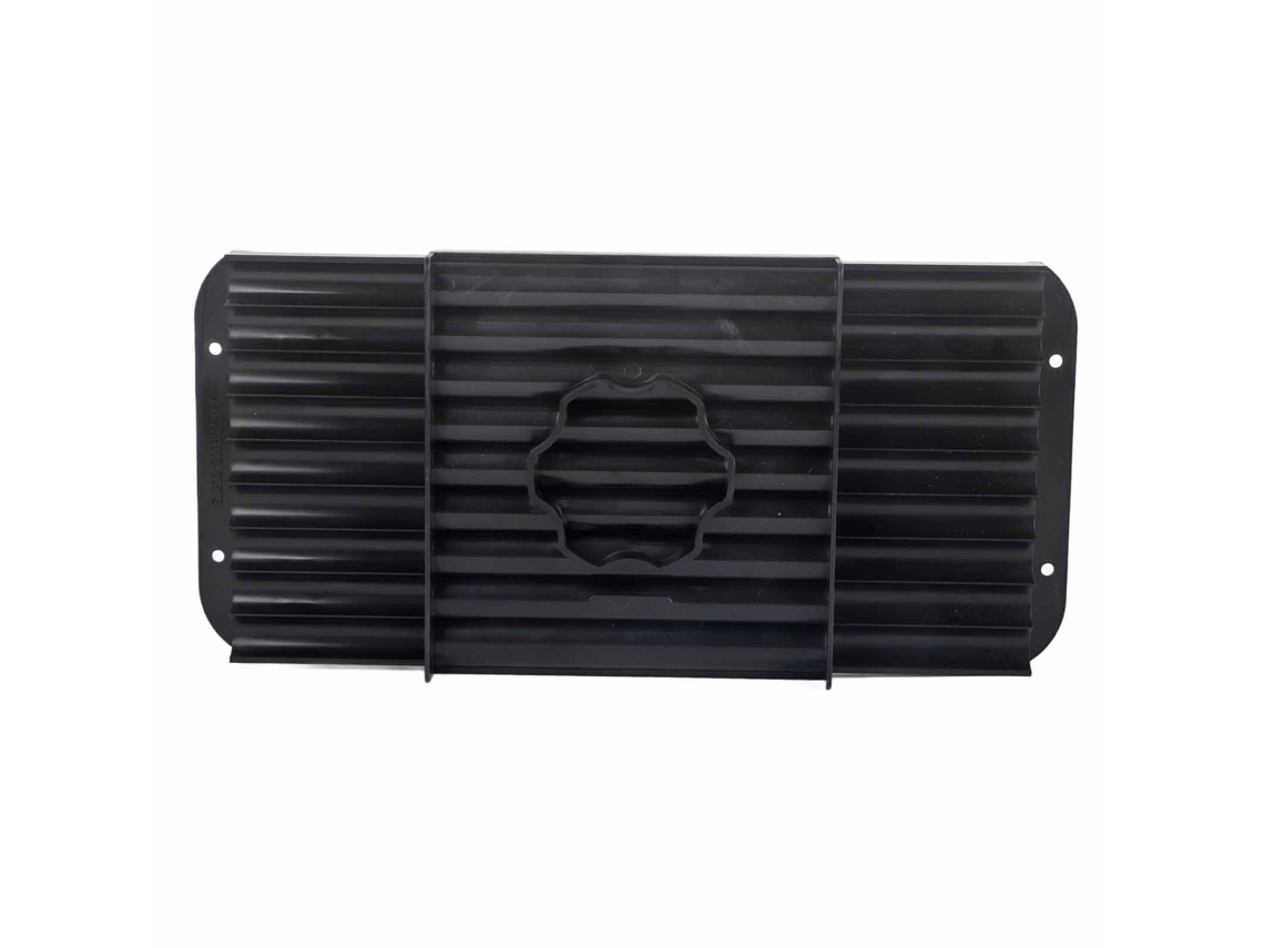 Prato De Rolamento De Isca De Pesca Em Plástico Abs Preto Portátil Leve Para Carp Pesca 16mm/0.63in