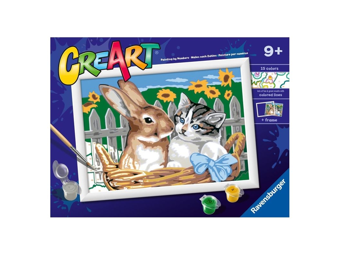 Creart Amigos Canasta Ravensburger Pintar Por Números 23943 6 P24ravensburger