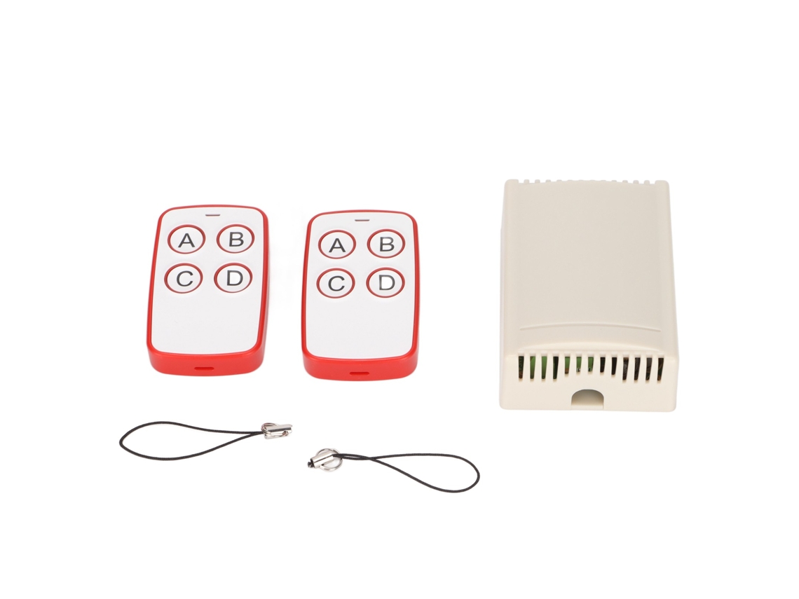 Aetheria interruptor de Controle Remoto 4 Vias 12v 433mhz com 4 Relés Receptor Sem Fio