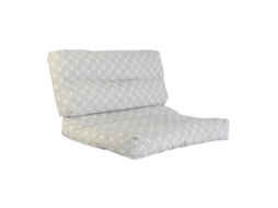 Conjunto de 2 Almofadas de Chão em Algodão e Bambu, 120x80x16cm ALEXANDRA HOUSE LIVING