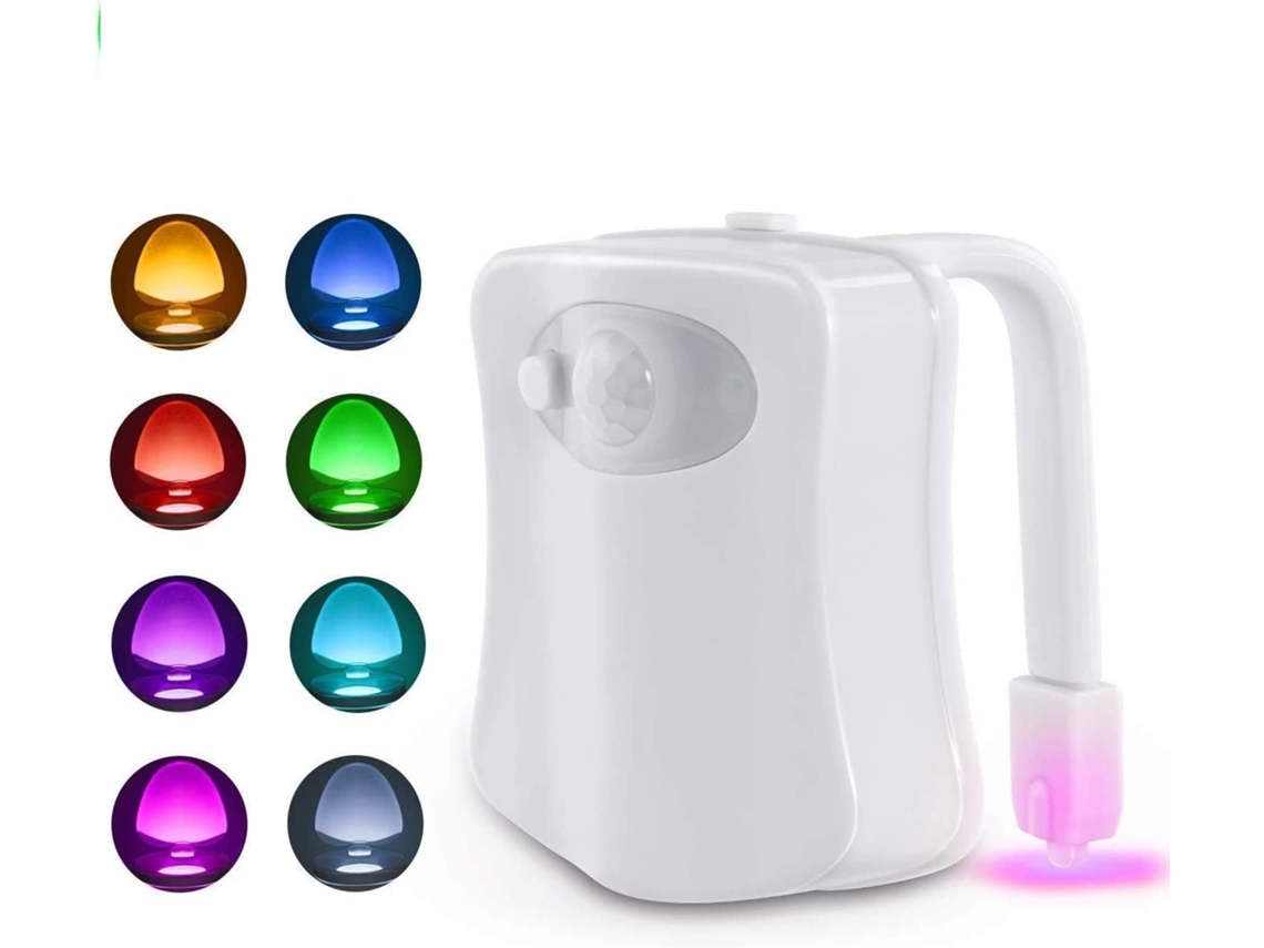 Luz Noturna para Vaso Sanitário, Ativada por Movimento, Luz Noturna Led com Sensor de Movimento, Compatível com Todos os Vasos Sanitários BRILVIBERA