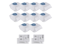 Conjunto Com 10 Sacos De Reposição Para Aspirador Pó Tipo Gn E 4 Filtros Aspiradores S2, S5, S8, C1 C3. Tuotuo