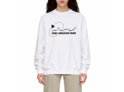 Rockinstone Sonic Liberation Front White Classic Sweatshirt Unique Designer Style