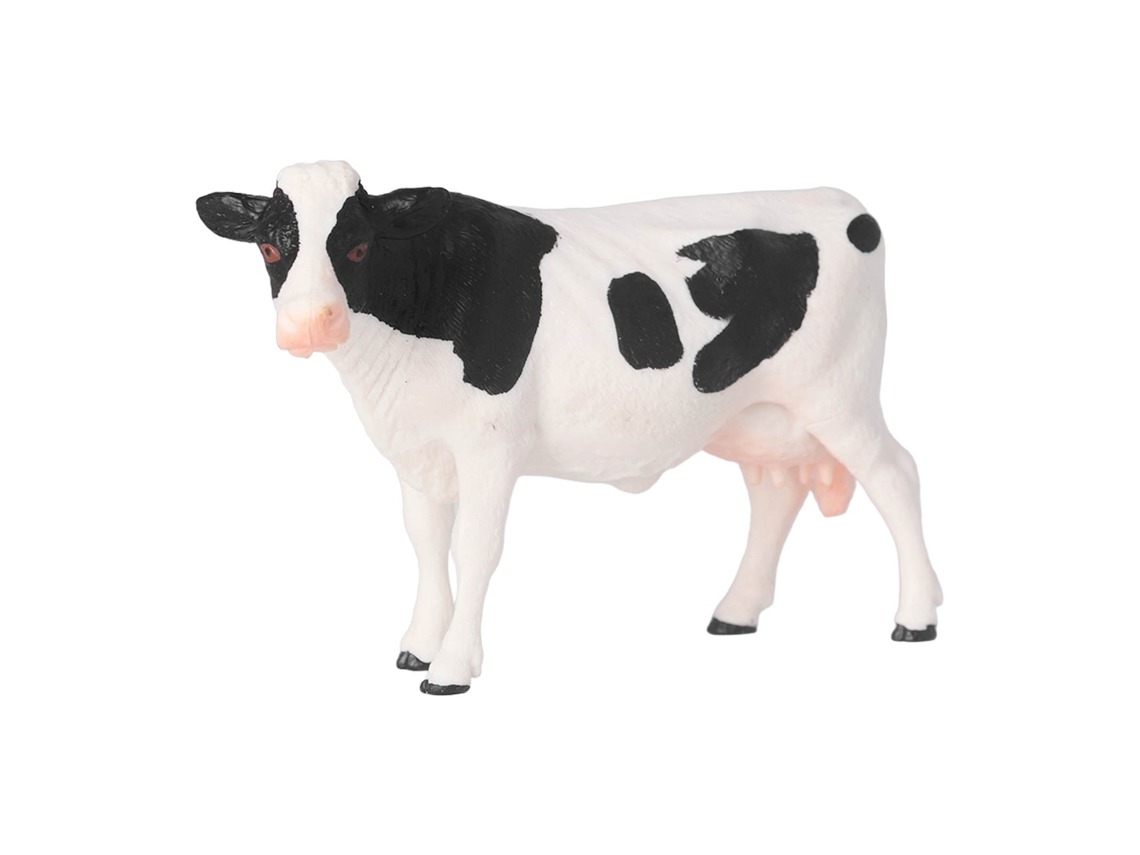 Ats modelo de Vaca Simulada em Plástico Sólido Brinquedo de Animal de Granja para Crianças para Estimular a Imaginação e Criatividade