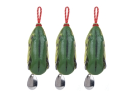 Soft Bait (simulated Fish Lure, Fishing Assistant) Fishing Tackle Lure Spoon Frog Fake Bait 5.5cm/12g, Sold In Three Pieces