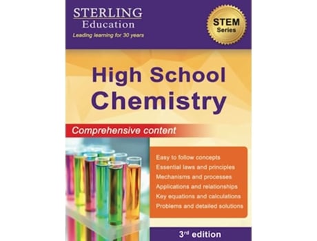 Livro High School Chemistry Comprehensive Content for High School Chemistry de Sterling Education (Inglês)
