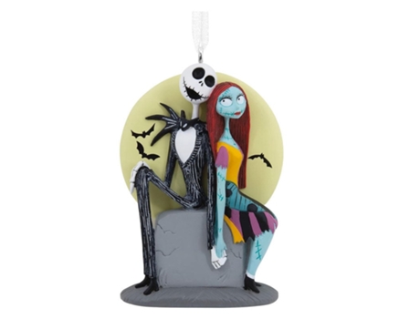 Figura Decorativa Jack E Sally Na Lua Resina 8,5 Cm Hallmark