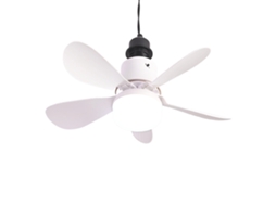 Ventilador De Techo Inteligente E27, Luz Ovalada, 30 W, 5 Ventiladores, Extraíble, Para Dormitorio Y Sala De Estar