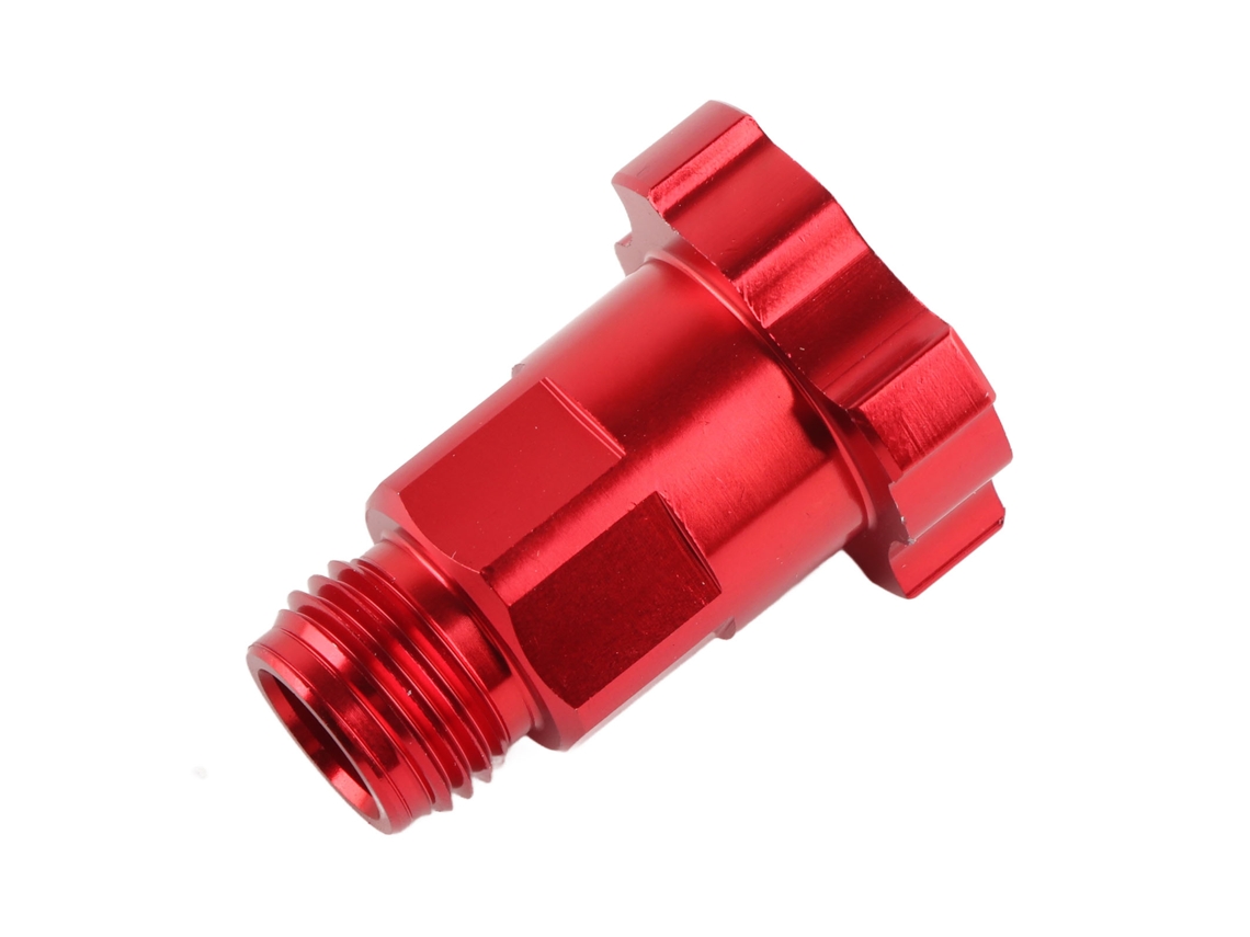 Conector de pote de xícara de pulverização aço inoxidável M16 1.5mm para airbrush e potes descartáveis S/MARCA