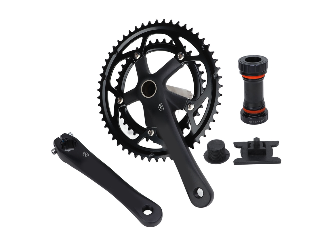 2026altiro-set De Biela De Bicicleta De Alumínio Preto 130bcd 8-9 Velocidades Cnc Hollow Tooth Para Montanha