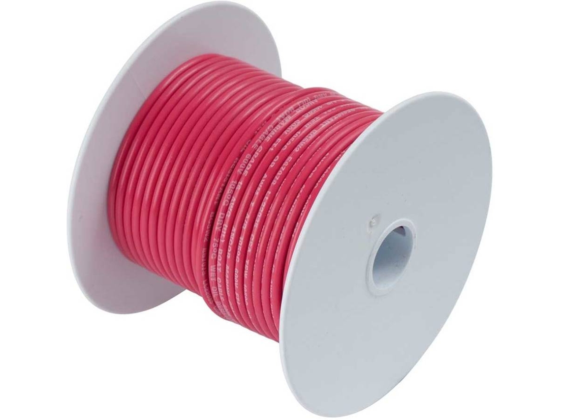 Cabo ANCOR Tinned Cooper Wire 16 Awg/2 Vermelho