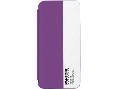Capa iPhone 5, 5s, SE  Scn Pantone Bookcase Roxo