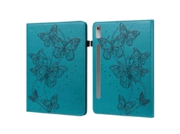 Capa de couro com estampa de borboleta em relevo para Lenovo Pad Pro 2022 11,2 polegadas / Tab P11 Pro 2ª geração (Webake)
