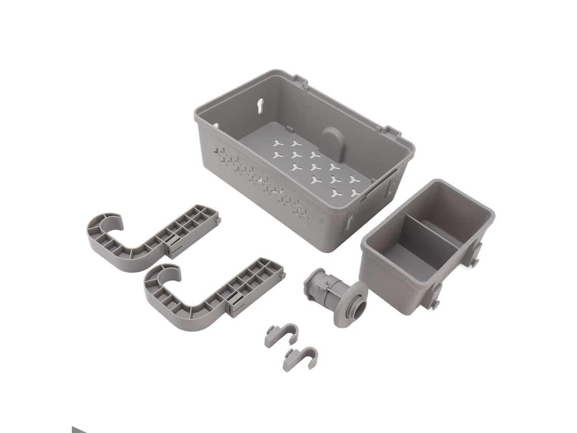 Cesta de Armazenamento para Lado de Piscina com Porta Copos, Multifuncional e à Prova D'água S/MARCA