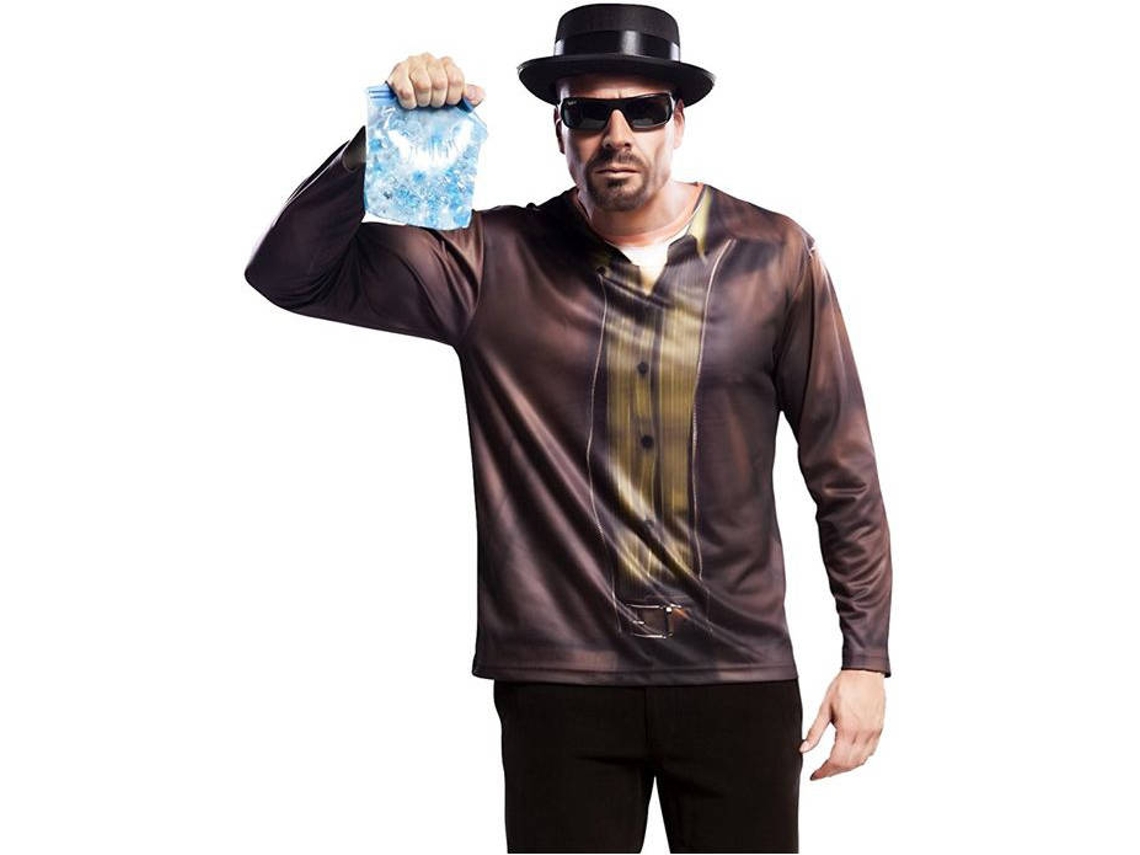Fato de Homem VIVING Breaking Bad: Walter (Tam: M)