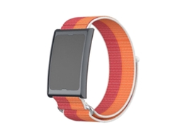 Pulseira De Relógio Com Fecho De Velcro Em Nylon, Duas Seções E Anel De Metal Para Amazfit Helio.