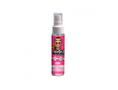 Loção de Limpeza para As Mãos Rebel Love Spray 75 Ml
