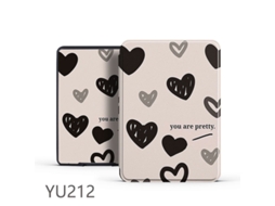 Capa Para Ereader Kobo Clara Bw 6 Polegadas (n365), Capa Protetora Flip Czhhmart Em Forma De Coração