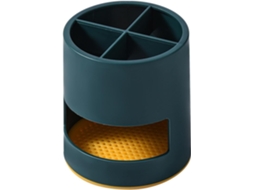 Porta, Utensílios De Cozinha Com Sistema Drenagem, Recipiente Prático Para Guardar Utensílios, Estilo Nórdico, Pavão