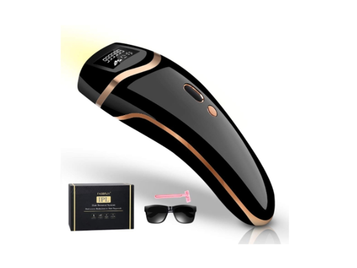 Dispositivo Removedor De Pêlos A Laser Permanente Indolor Para Depilação Ipl Para Mulheres E Homens Atualizar Para 999.998 Flashes, Preto Yizhood